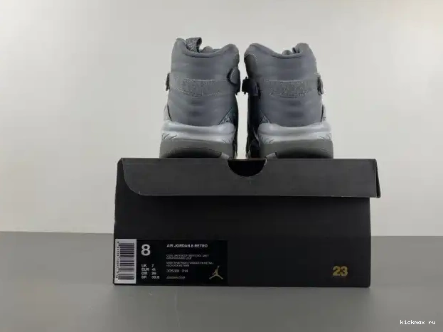 Cheap Kickmax 305381-014 Retro Grey Jordan 8 Cool 0323